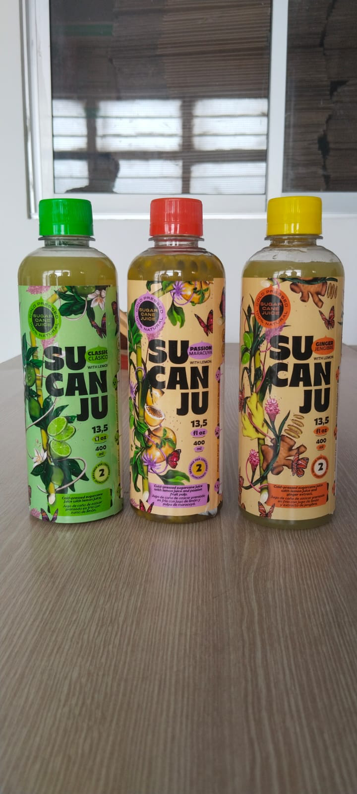 SUCANJU Bottled Sugarcane Juice